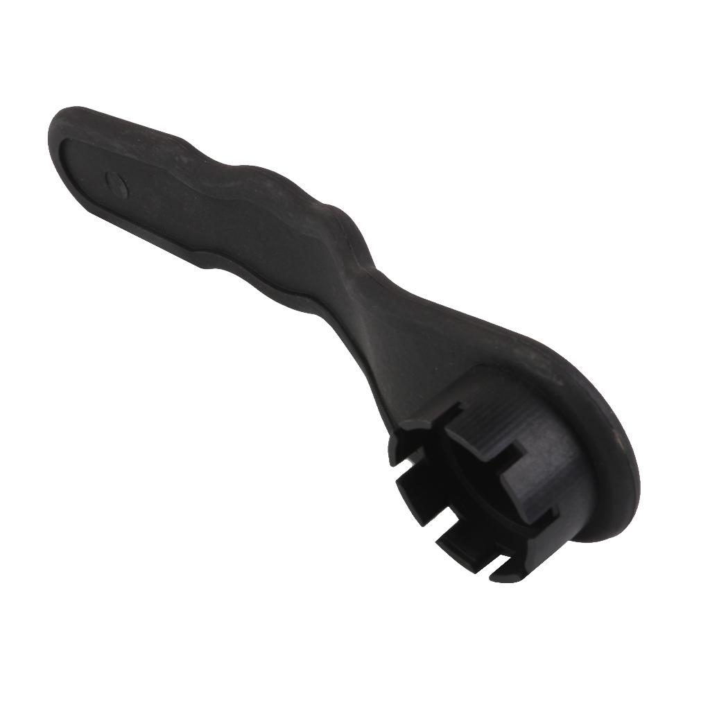 PVC Air Valve Wrench 8-Groove for Inflatable Boats Black
