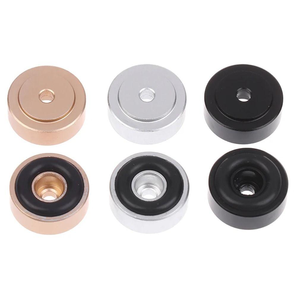 1/4 Stück Aluminiumlegierung Füße Pad Isolation Verstärker Basis Füße für Lautsprecher CD Verstärker