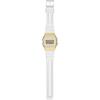 Casio F-91WS-7A2 Digital Quartz Watch Unisex Gold Clear Color Fashion Style