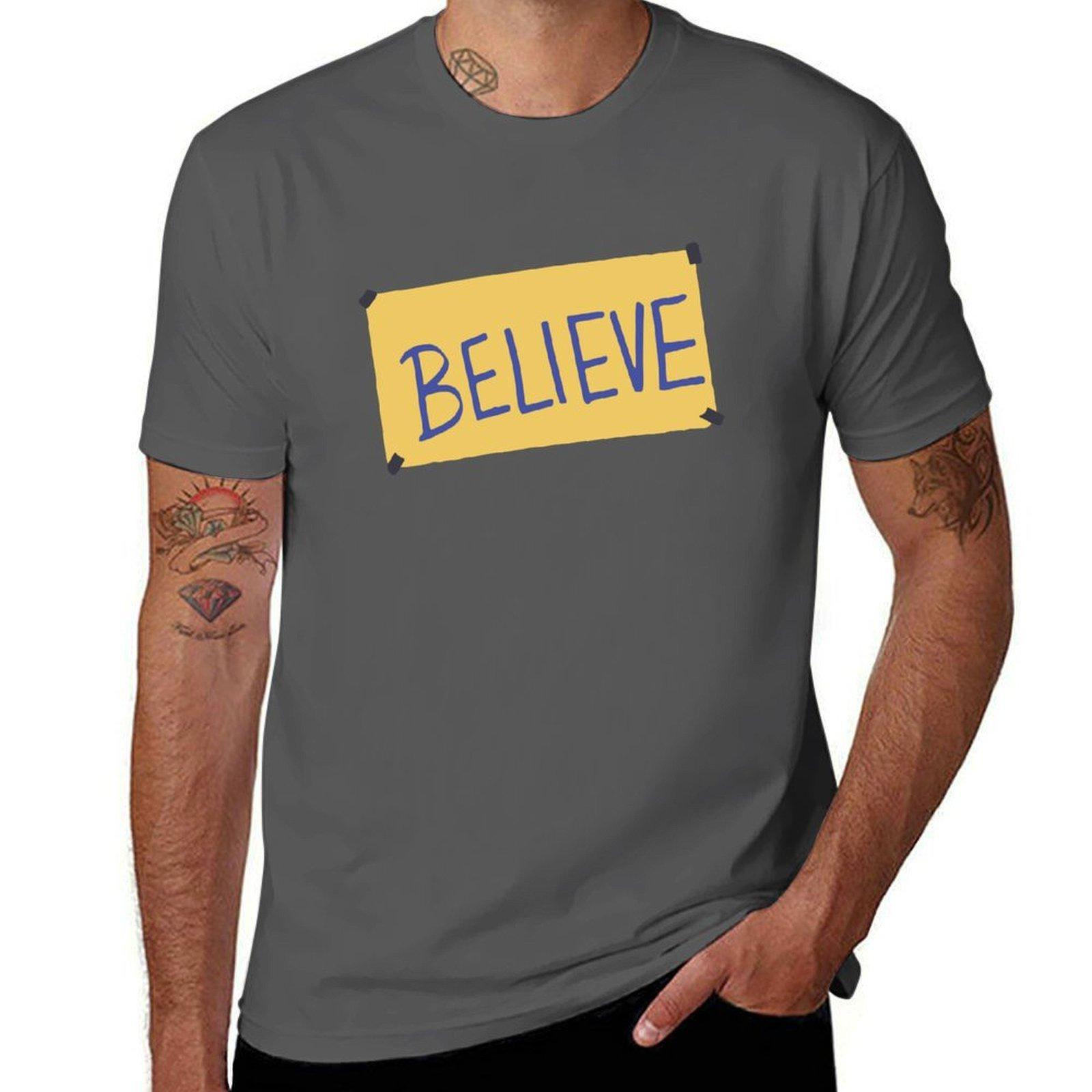 

Believe Ted T-Shirt man t shirts cotton black cotton t-shirt plain for man package man t shirts for men casual T-Shirt 4XL