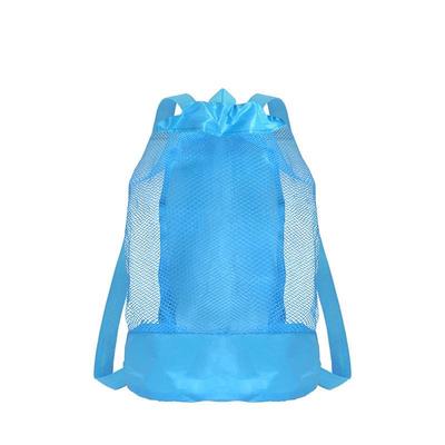 Trendy Doorzichtig Mesh Rugzak Lichtgewicht Zwarte Schooltas voor Reizen Toilettas Strand Speel Student Jongens Meisjes