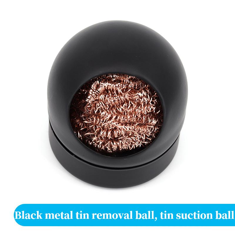 Bola de Limpeza Dessoldagem Ferro de Solda Filtro de Malha Limpeza Bico Ponta Limpador de Fio de Cobre Bola Limpadora Caixa de Escória Metálica Bola de Limpeza