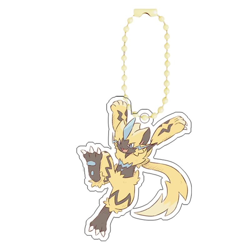 

Pokemon Yamper Zeraora Self-Made Cartoon Acrylic Key Chain Backpack Accessories Pendant Anime Classics Collection Gift Toy