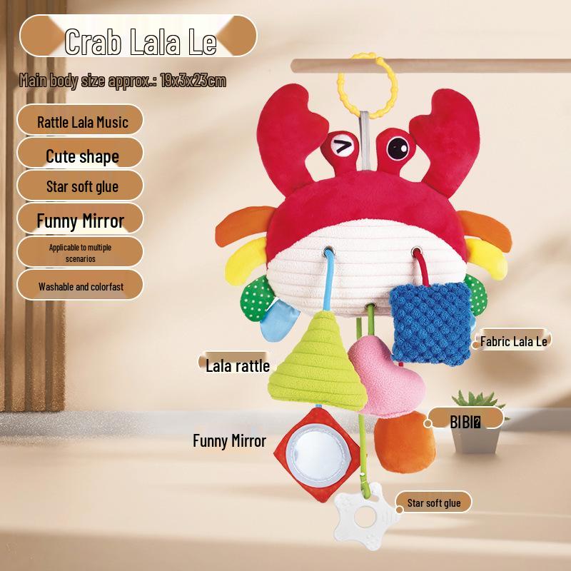 Newborn Stroller & Crib Mobile Soothing Toy - Infant Car & Seat Hanging Ornament Chime