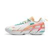 New LiNing Anti Wool 4.5 Shock Absorbers Slip Resistant Abrasion Resistant Low Top Basketball Shoes Men's White Orange ABFU049-5