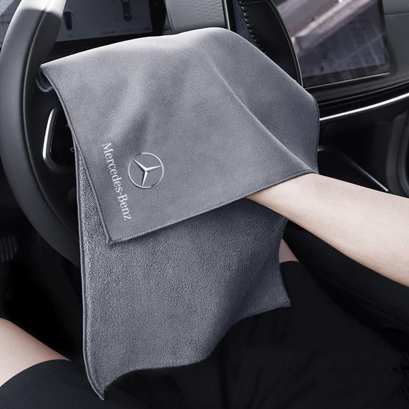 FA9Microfiber Car Towel Car Cleaning Care Cloth Auto Towel For Mercedes Benz S320 W164 W203 W204 W168 C180 E320 A200 CLA CLK CLS
