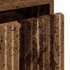 Nightstand with Drawers Rustic Wood Look 49 X 36 X 61 Cm Engineered Wood