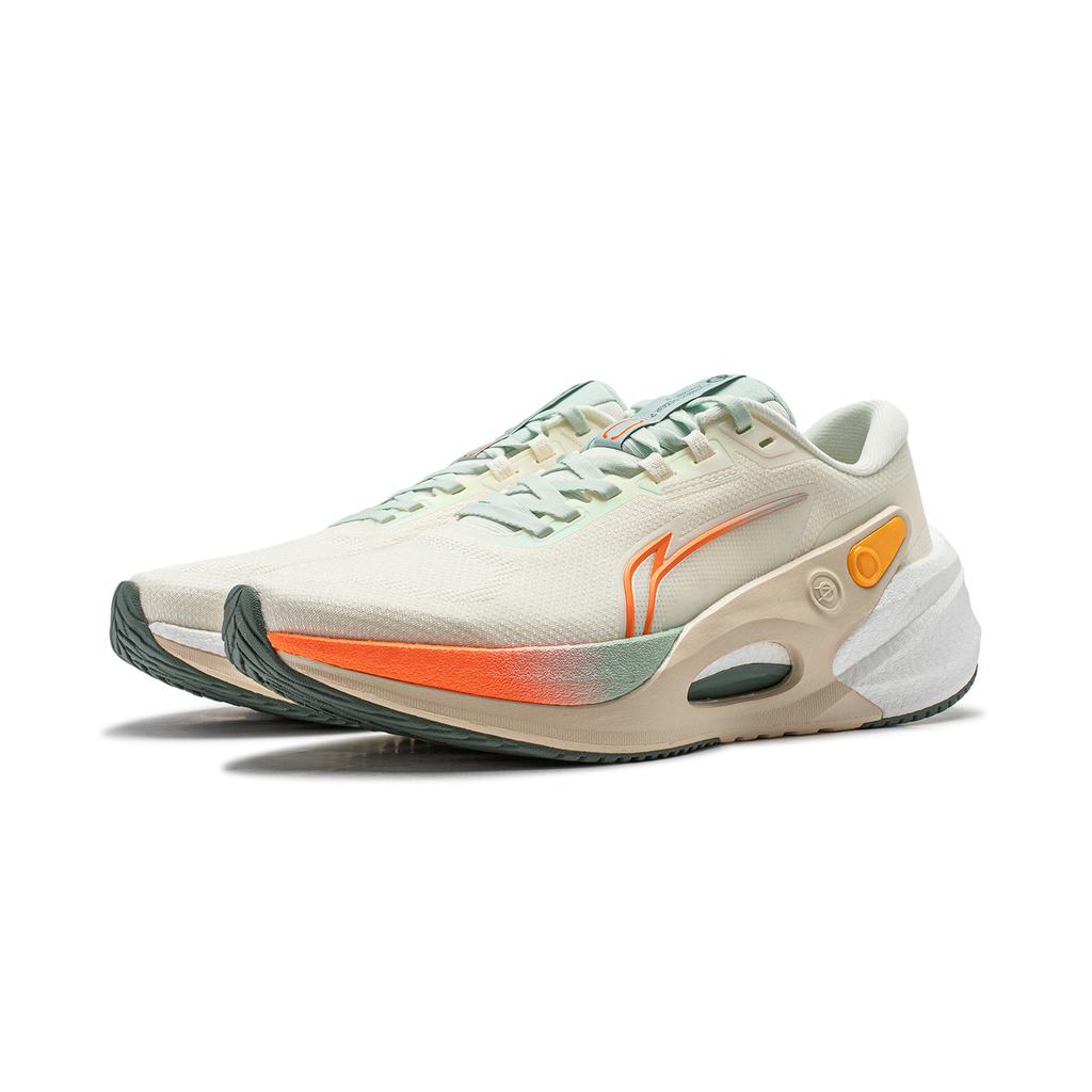 Li Ning Furious Rider 7.0 V2 Running Shoes Men's Low top Ecru/Carrot Orange ARZU003-2