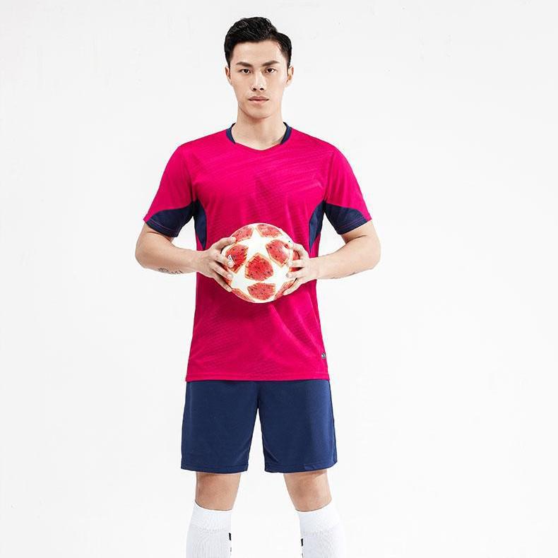 Unisex potištěný fotbalový tréninkový úbor - Sportovní oblečení s krátkým rukávem pro dospělé a děti, prodyšné.