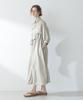 AVIREX STORM FLAP LONG SHIRT DRESS WOMEN'S F 040 beige 783-4220603