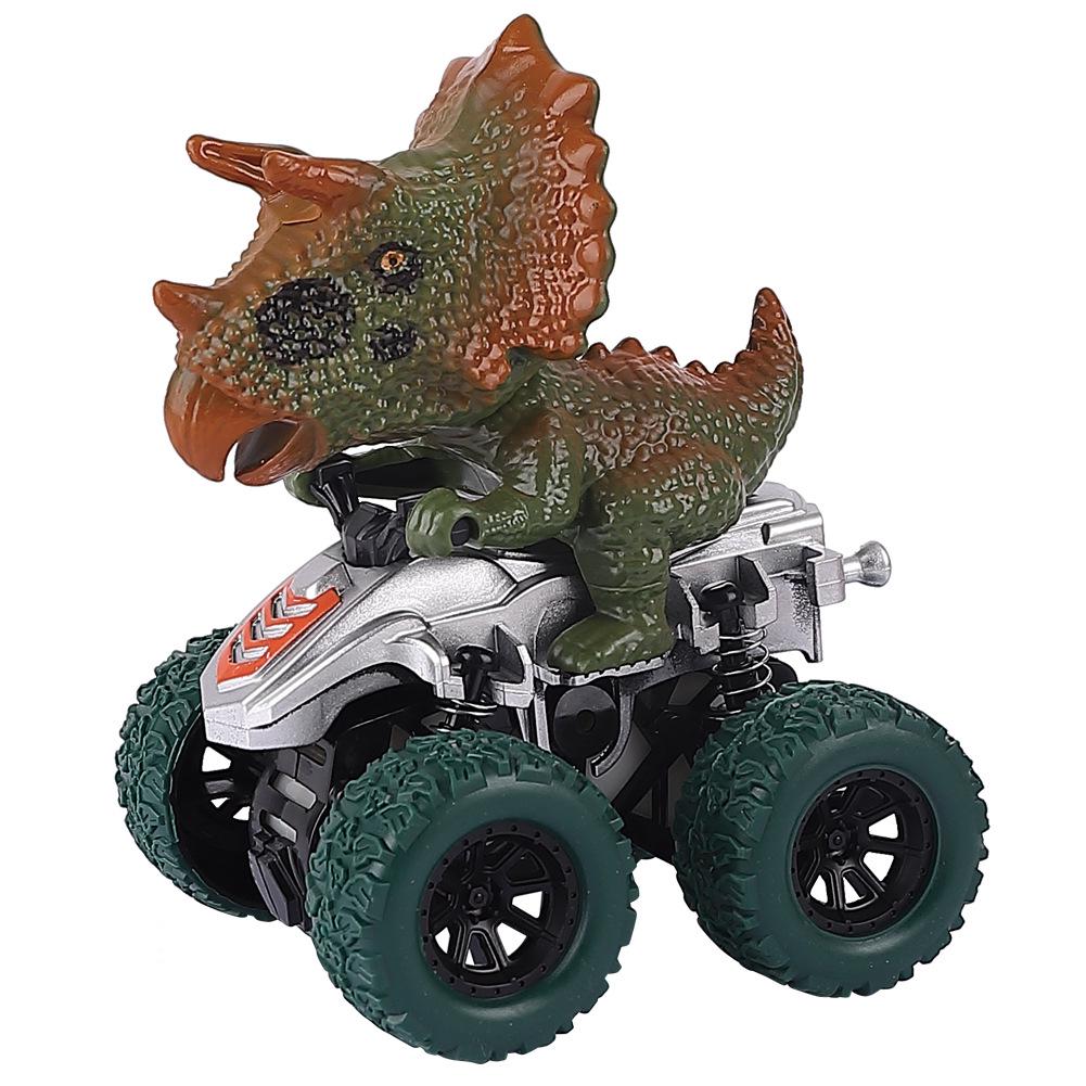Kids' Inertial Off-Road Dinosaur Stunt Motorcycle Toy Car