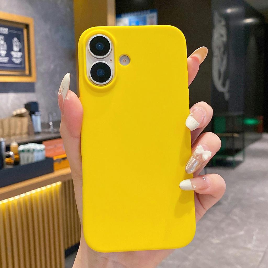Für iPhone 16 TPU Handyhülle Matt Anti-Fingerabdruck Schutzhülle
