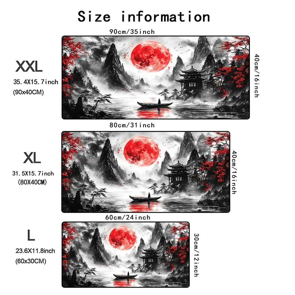 Landscaping Patterns Mouse Pad Computer Accessories Office Game Table Mats Rubber AntiSlip Gaming Keyboard Mousepad Desk Pads