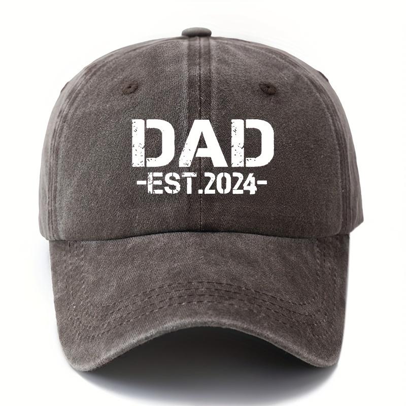 Dad's Fashionable Four Seasons Printed Baseball Hat Sunscreen Outdoor Sports and Casual Wear Adjustable Snap Back Cap