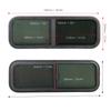 900x300mm Round Angle Sliding RV Window Black Tempered Glass Shade Window for Camper Trailer