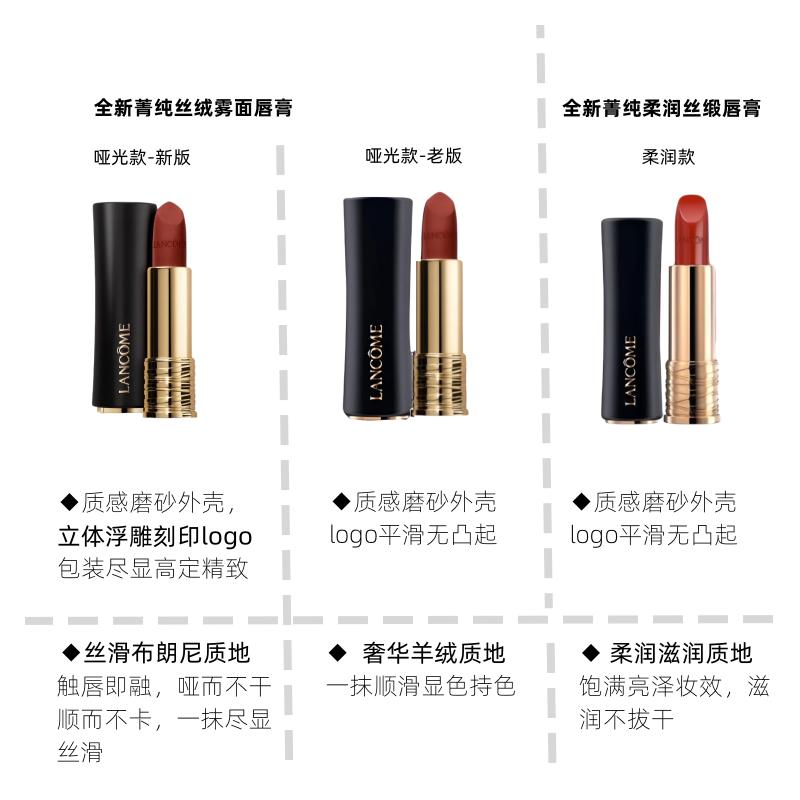 Lancôme lipstick Brand new Jingchun small waist black gold tube lipstick, velvet matte, matte, easy to color #316 Obsessed with fans without gift box