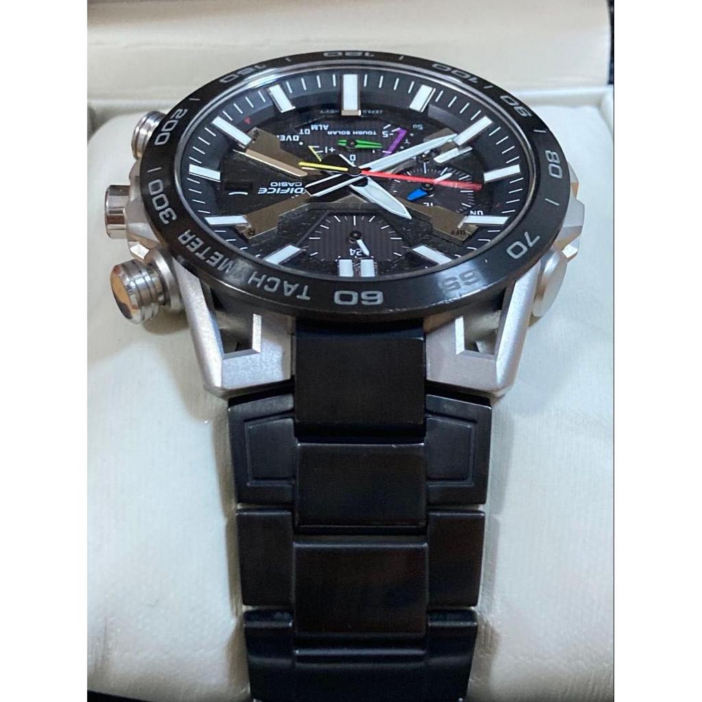 Used [Obon Limited Sale!] Rare! Good Condition! CASIO EDIFICE Sospensione Solar EQB-2000YDC-1AJF
