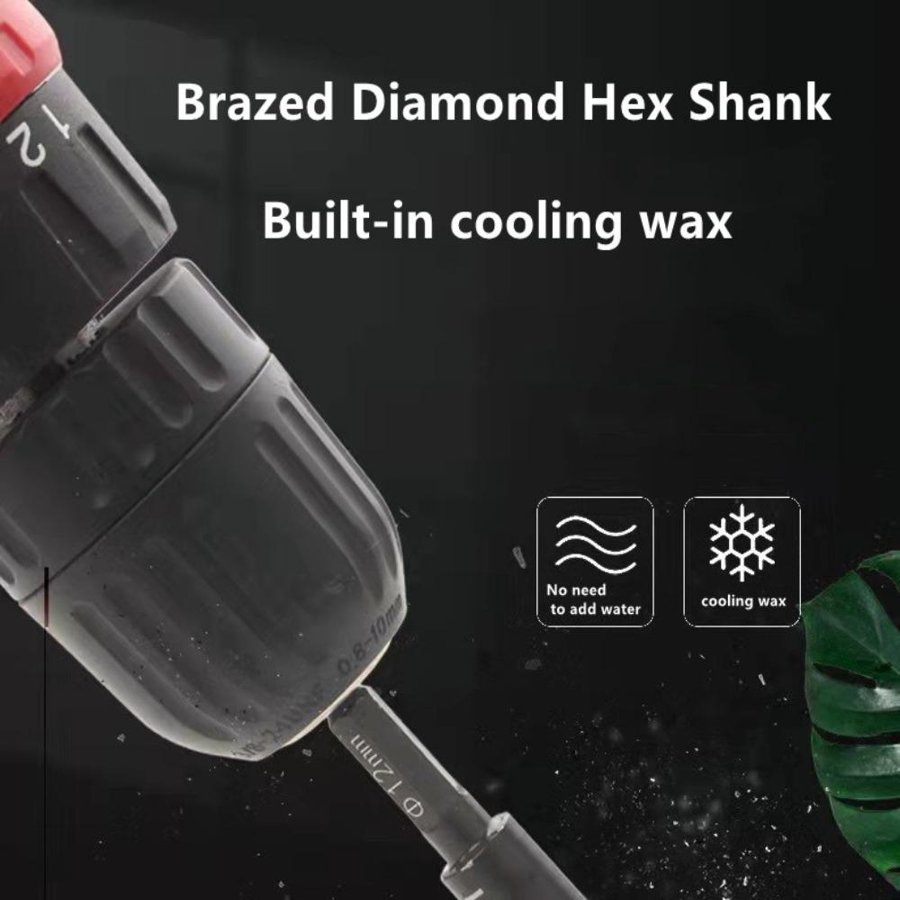 Marble Hole Opener Hexagonal Shank Drill Bit Vitrified Tile Hole Saw Ceramic