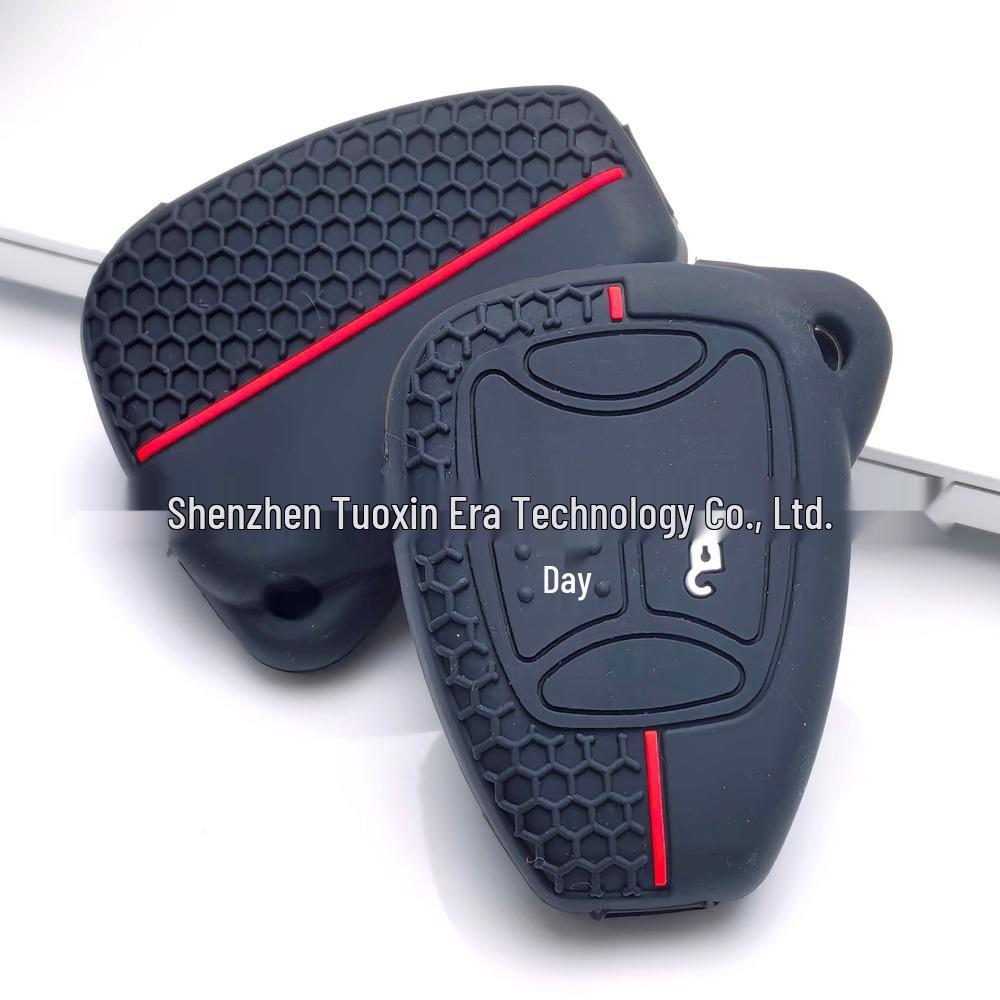 Jeep/Dodge Two-Button Smart Key Textured Silicone Case