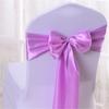 5Pcs Chair Sashes Knot Bands Chair Bows for Wedding Party Banquet Event Country Wedding Chair Decoration