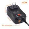 Portable Universal Power Supply with 6DC Adapters Adjustable Voltage Output from 3V To 12V for Wide Compatibility