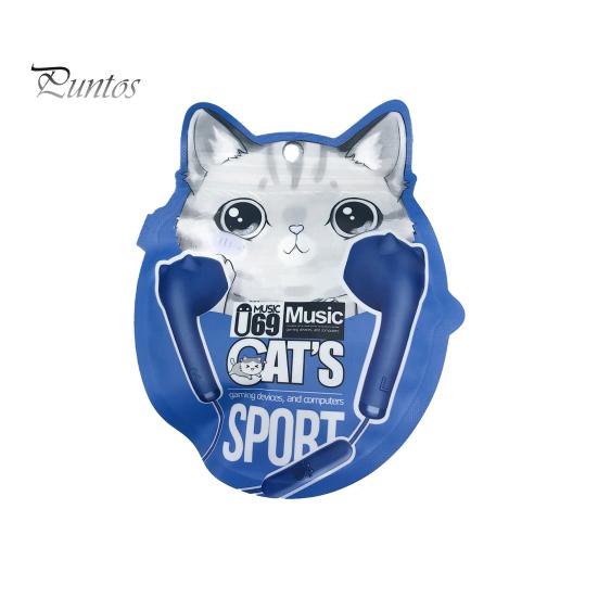 

Наушники-вкладыши Kawakii Cat с прекрасным дизайном, Hi-Fi качество звука, шумоподавление, улучшенный микрофон, латунные проводные наушники-вкладыши 3,5 мм фиолетовый