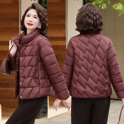 New Cotton-padded Clothes Women's Short Stand-up Collar Small Cotton-padded Clothes Autumn and Winter Cotton-padded Jackets