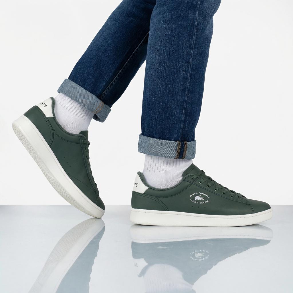 Lacoste Carnaby Set 224 - Men's Sneakers Shoes Leather Green 748SMA00121X3 ORIGINAL