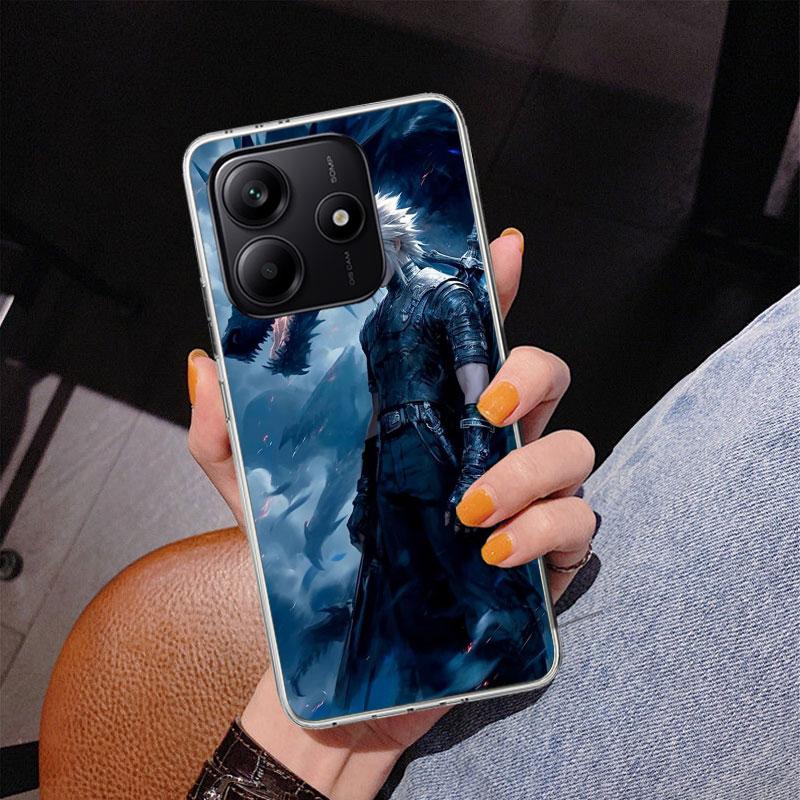 Final Fantasy FF VII Phone Case For Xiaomi Redmi Note 15 14 13 12S 12 11 Pro Plus 14S 11S 11E 10 10S 11T 5G Personalized Cover R