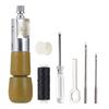 Leather Hand Sewing Machine Professional Stitching Punch Tool Kit for Leatherwork Shoemaking Canvas Repair DIY Craft Tools A Set