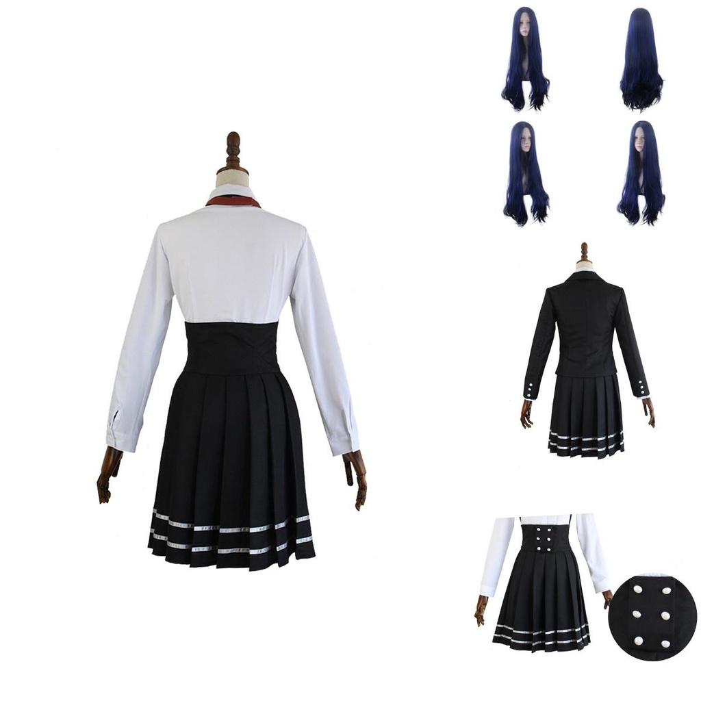 Breathable And Durable Danganronpa V3 Shirogane Tsumugi Cosplay Suit With Wig