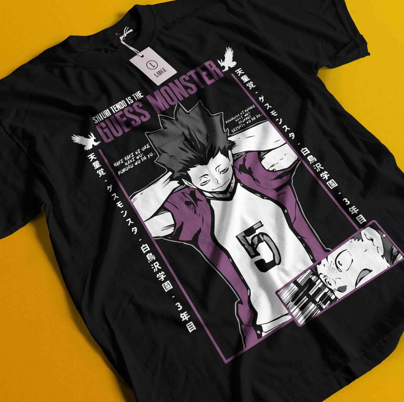 

Haikyuu Shirt Shoyo Hinata Tshirt Kageyama Tsukishima Anime Kuroo Kenma T-Shirt Mens Womens Tees Top M