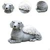 Angel Dog Figure for Garden Decor and Home Use