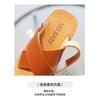 Kids Cross Strap Open Toe Velcro Sandals Summer Casual Beach Shoes For Boys Girls