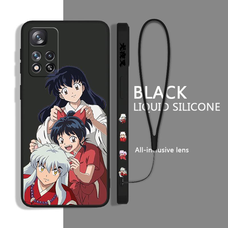 

Чехол для телефона Inuyasha Sesshoumaru для Xiaomi Redmi Note 12 11T 11S 11E 10S 10T 10 9S 9T 8 Pro Plus Lite Liquid Left Rope Redmi Note11ProPlus