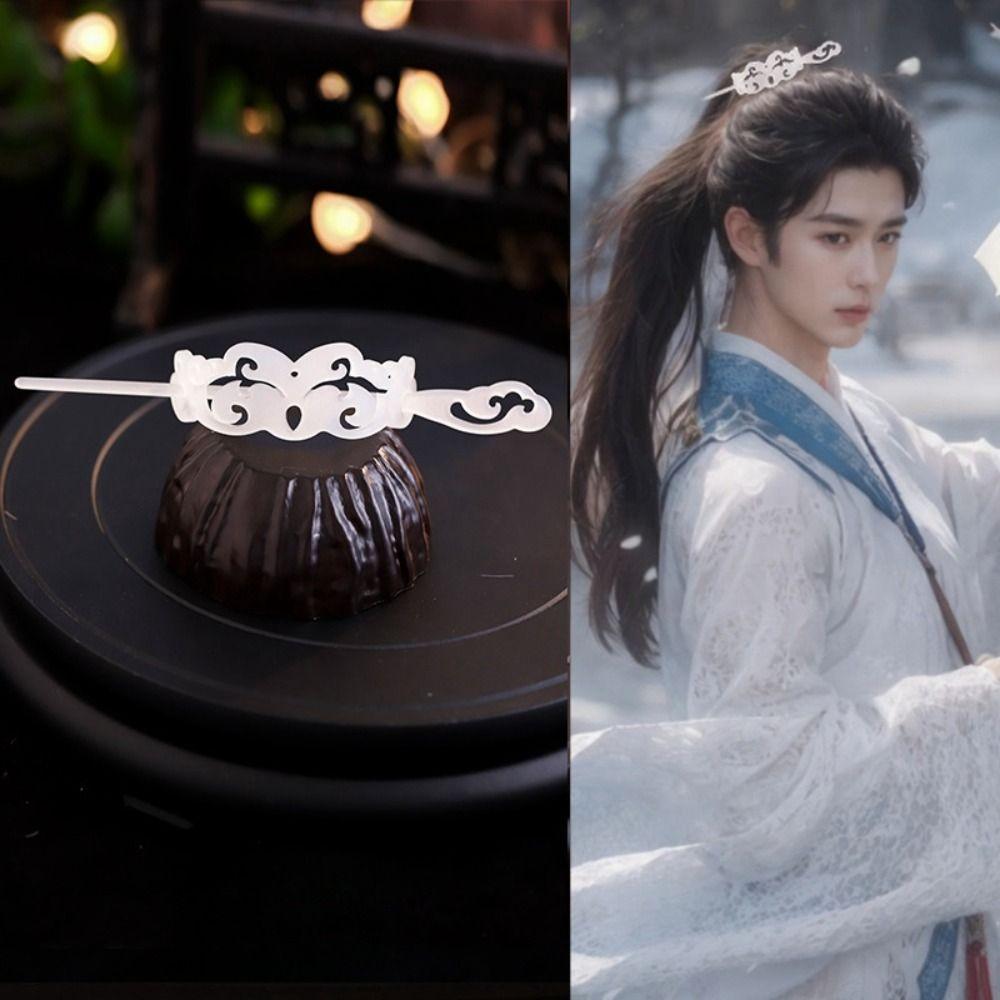 Coloured Glaze Chinese Hanfu Hair Crown Tang Dynasty Hair Stick  Boys/Girls