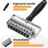 Pastry Lattice Roller Cutter Pizza Dough Docker with PP handle Professional Pizza Roller Pin Wheel Hole Puncher Kitchen Gadget