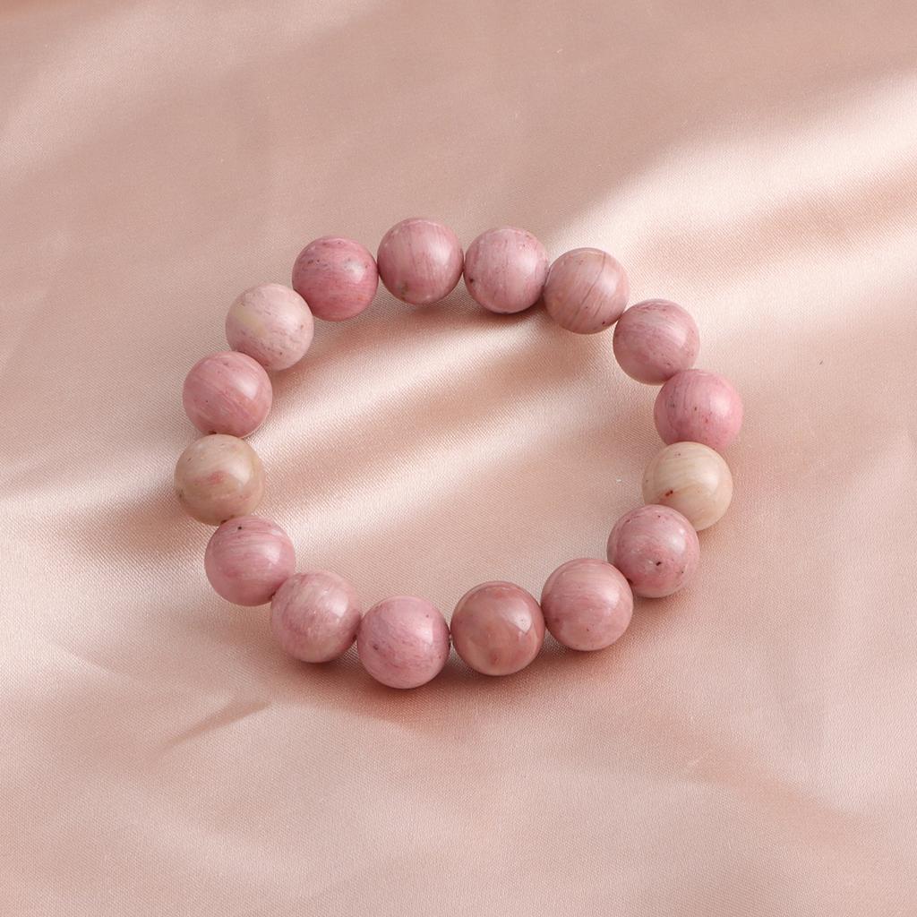 Nowa chińska bransoletka 12mm Huang Asai Kruszony Lód Zielony Duch Róg Obfitości Kryształowa Bransoletka Kamień Różany Akwamaryn