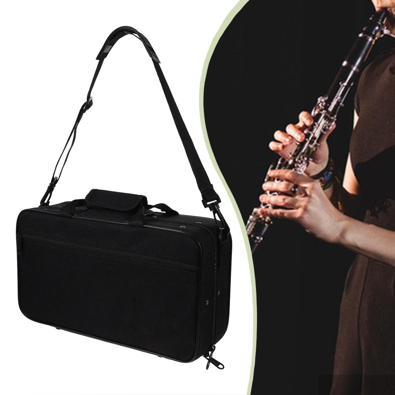 

Clarinet Case Oxford Cloth Carry Portable Shock Absorbing Instrument Holder Adjustable Strap