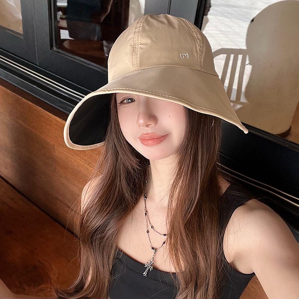 Big Brimmed Fisherman Hat Quick Drying Sunshade Hat Casual Summer Sun Hat Ladies