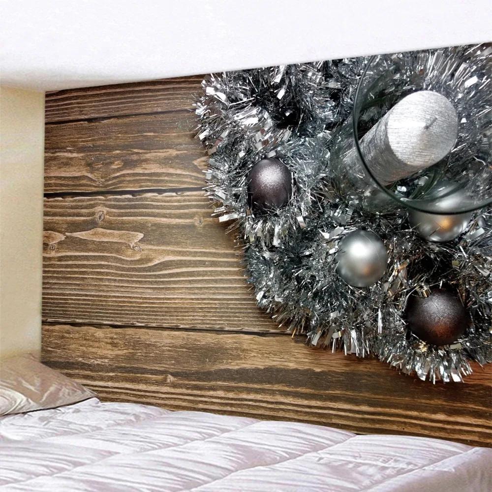 Weihnachtsbaum Dekoration Muster Wohnzimmer Interieur Zuhause Wandteppich