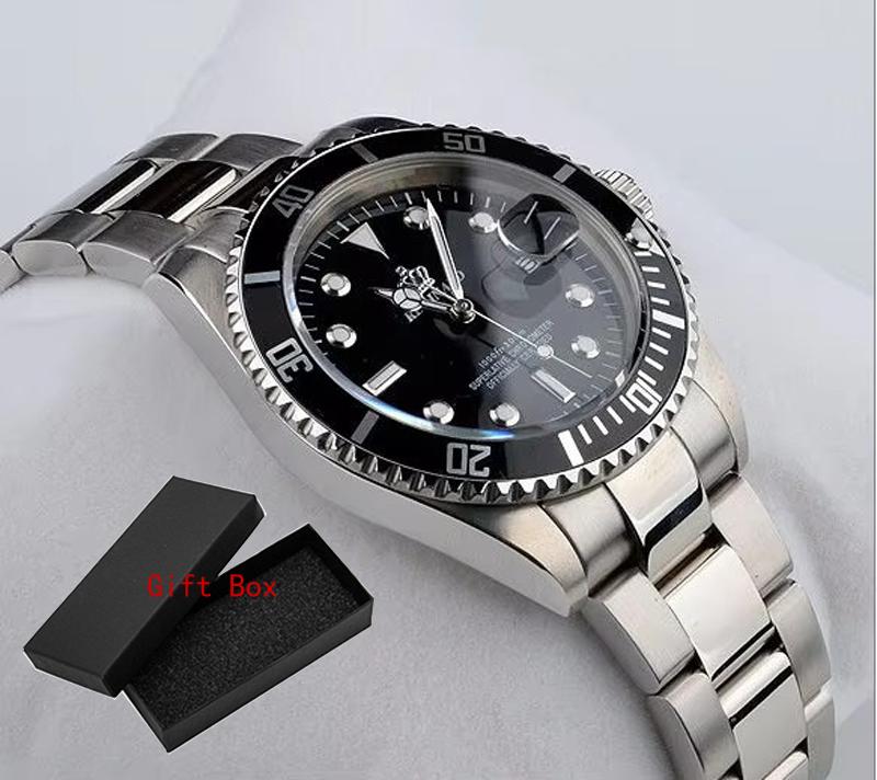 Men Luxury Brand Reginald Watch Quartz Digital mens wristwatches dive 30m Casual Fashion Black Stainless Steel Gift Watches