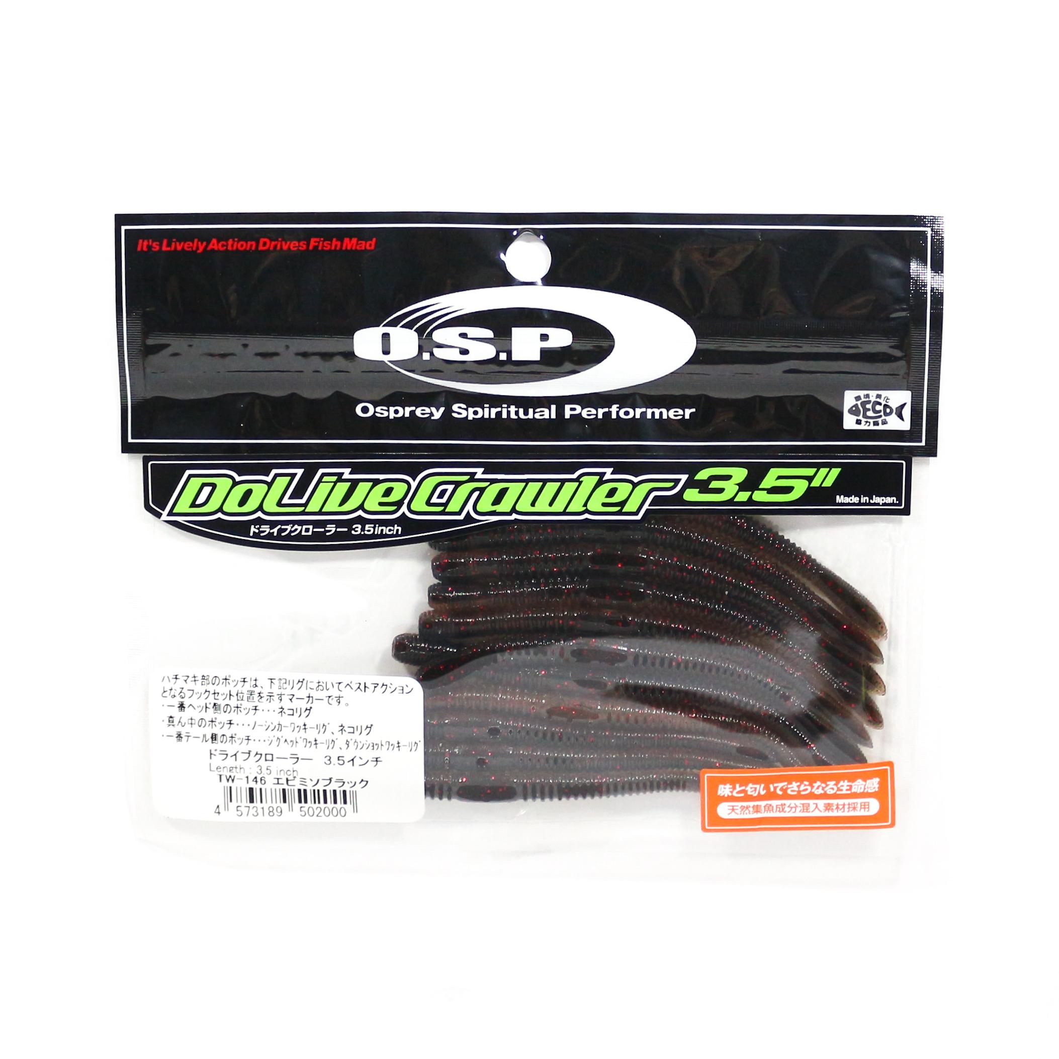 

OSP Soft Lure Dolive Crawler 3,5 дюйма TW-146 (2000)