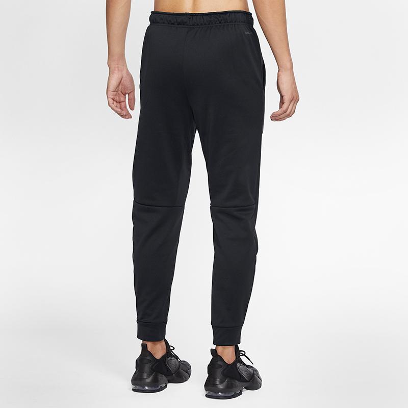 Nike Logo Fleece Tapered Casual Sports Pants Men Bottoms Black CV7740-010