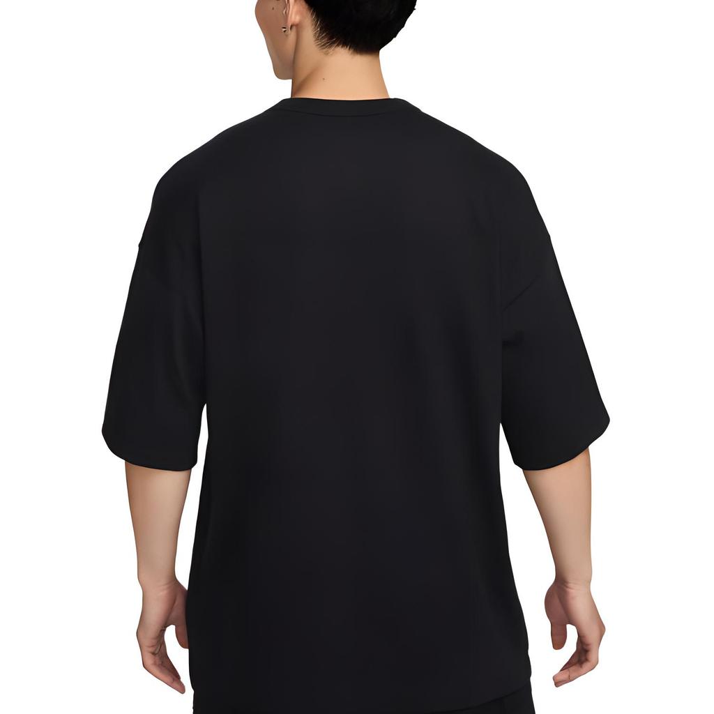 Nike Logo Embroidered Pullover Short Sleeve T-Shirt Men Tops Black HF9607-010