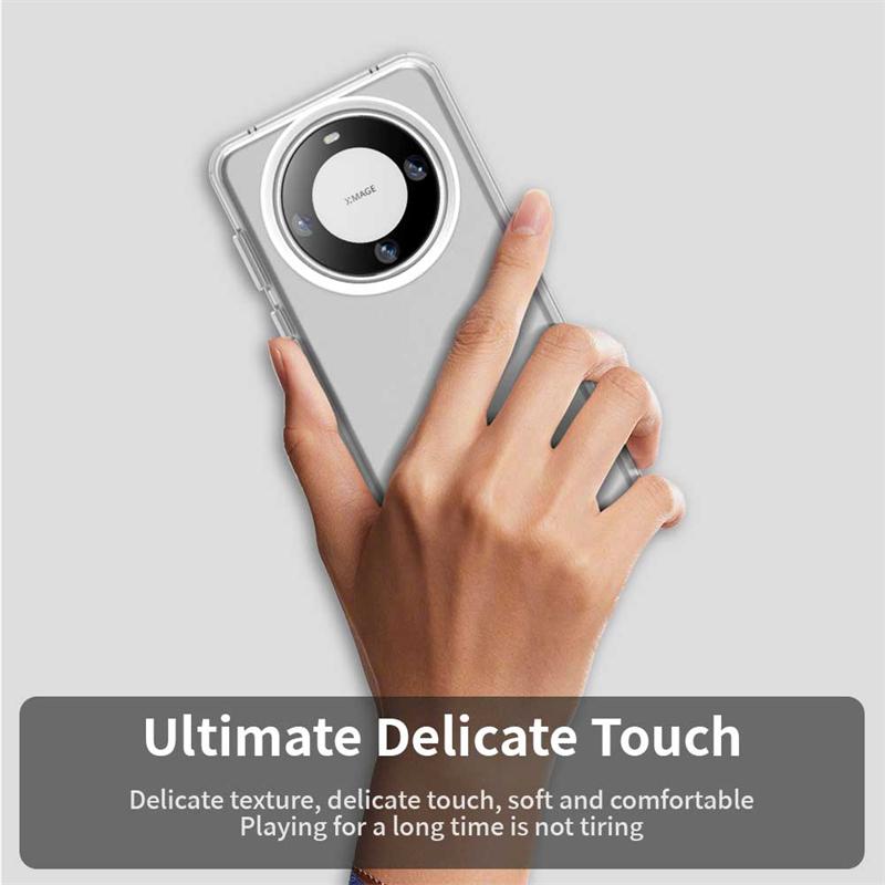 For Huawei Mate 60 Pro Case Cover Huawei Mate 60 Pro Capa Phone Back Transparent Frosted Matte Clear Fundas Huawei Mate 60 Pro