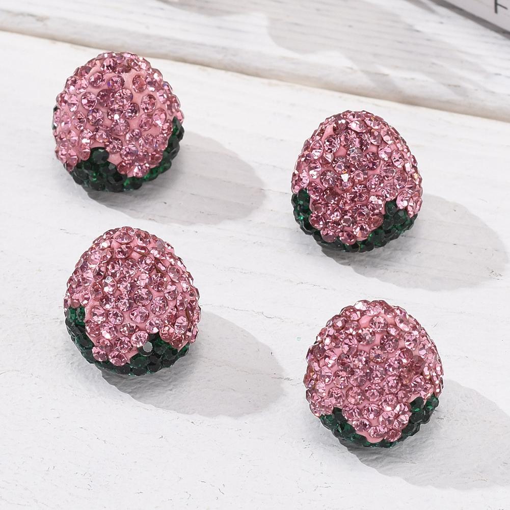 

4 шт. пылезащитные колпачки для автомобильных шин, клубничные стразы, хрустальные колпачки для автомобильных колес, аксессуары для украшения розовый
