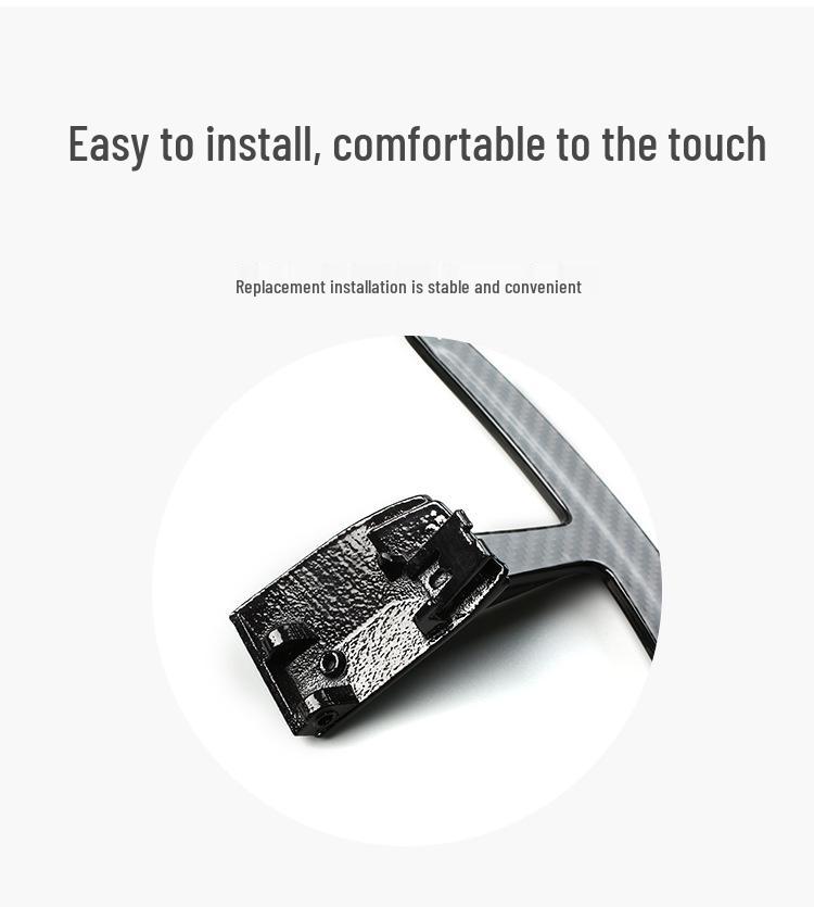 True Carbon Fiber T-Carbon Shift Paddles for Cayenne, Panamera, and Taycan Mac
