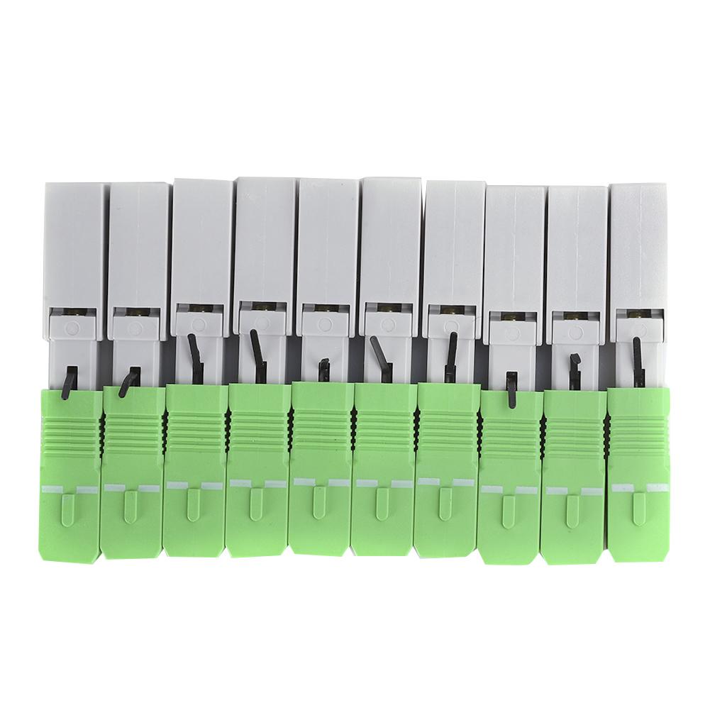 

10Pcs Fiber Optic Quick Connector FTTH SCAPC Embedded Fast Cold Joint Adapter