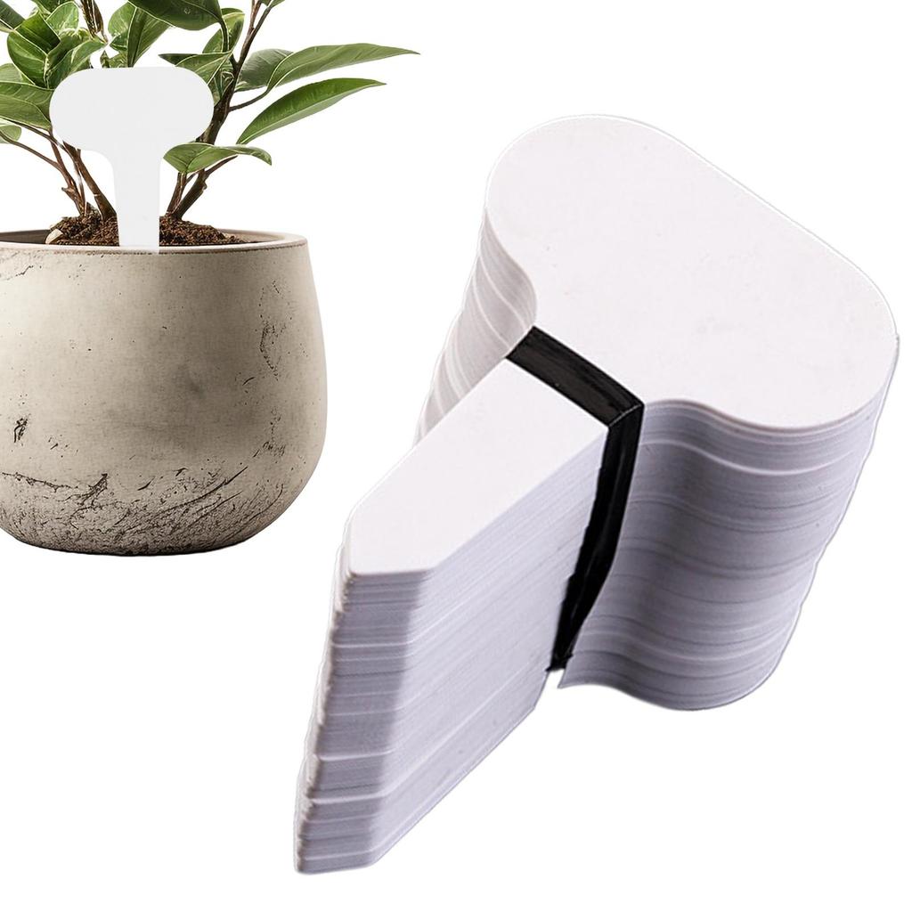 100pcs Garden Plant Tags PVC Potted Plants Labeling Markers Garden Tags Vegetable Labels for Plots Flower Pots Shrubs Gardeners